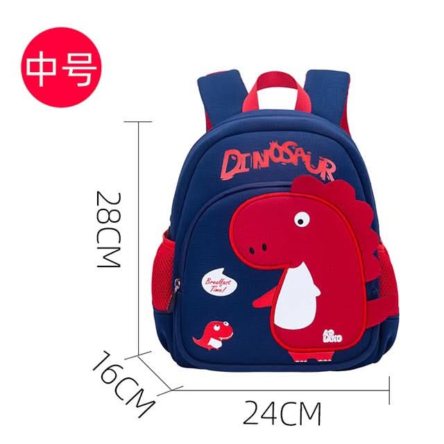 Cute Dinosaur Cartoon School Bag for Kids – Mini Backpack for Boys & Girls