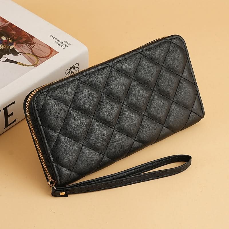 Women’s Wallet – Elegant Zipper Clutch Bag, Short & Long