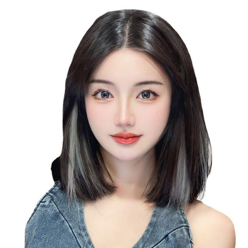 Invisible One-Piece Dyed Wig – Long Straight Realistic Hair Extension for Women - 55cm long
