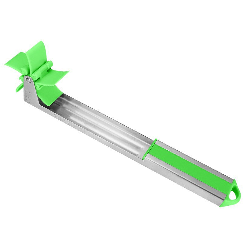 304 Stainless Steel Watermelon Cutter – Windmill Fruit Slicer, Kitchen Tool for Quick Cubing