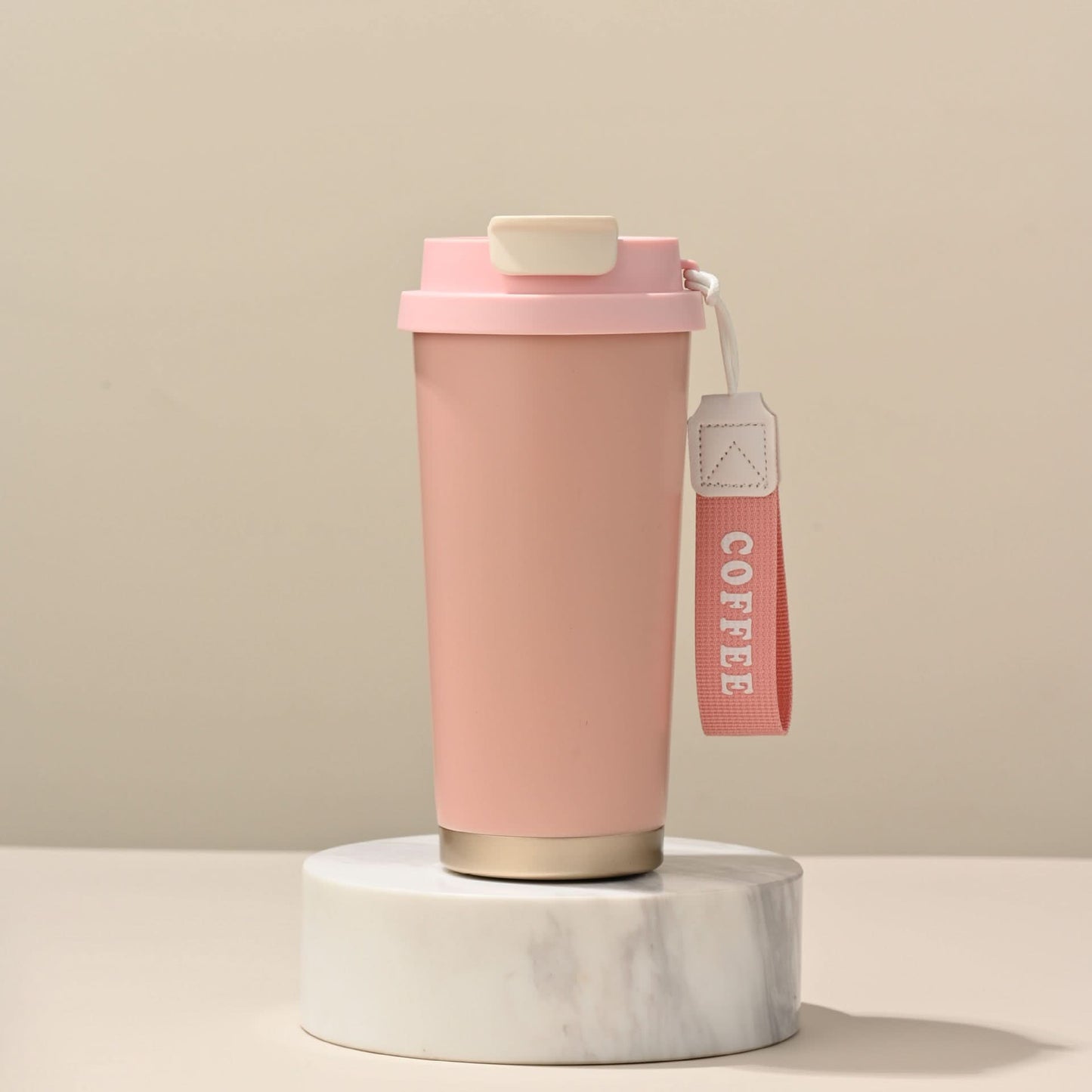 Vacuum Insulated Coffee Thermos Cup – Double-Walled Hot & Cold Bottle (500ml)