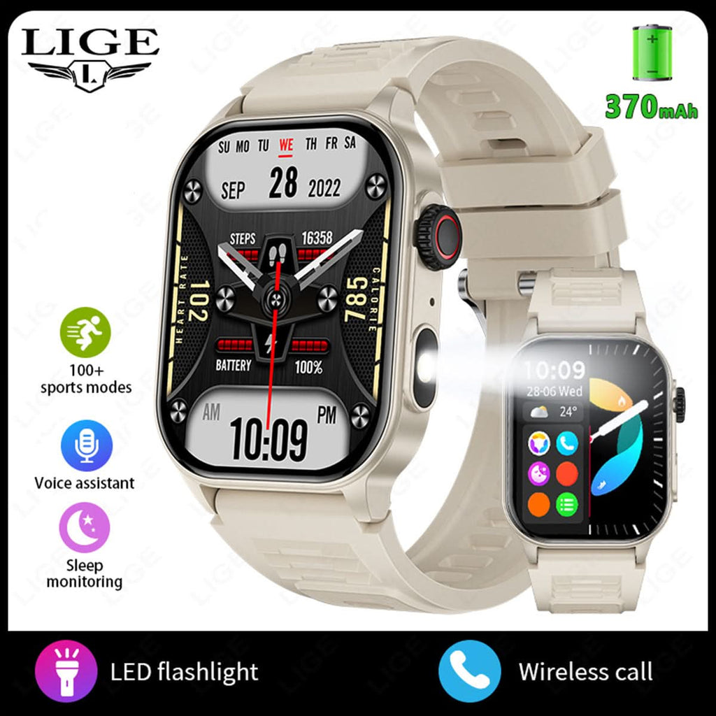 Smartwatch with Bluetooth Call, Health & Fitness Tracking, HD Touch Screen