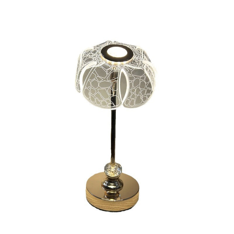 Starry Sky LED Table Lamp – Dimmable Acrylic Night Light for Bedroom