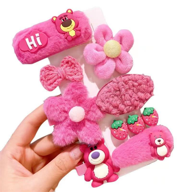 Cute Plush Duckbill Hairpins for Kids