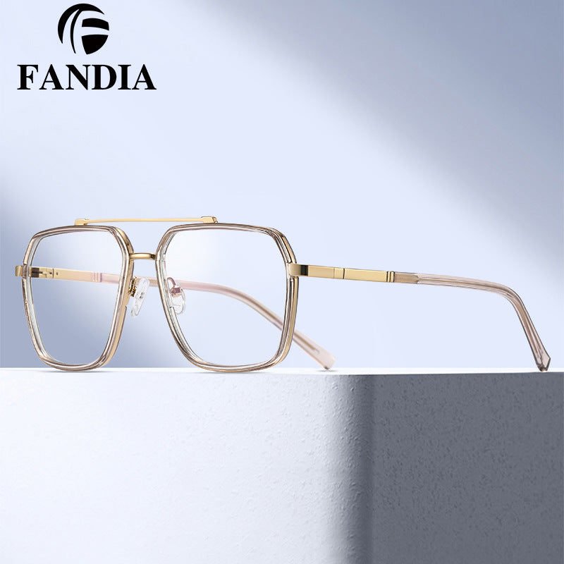 Men’s Full Frame Anti-Blue Light Glasses – Minimalist Box Style Eyewear
