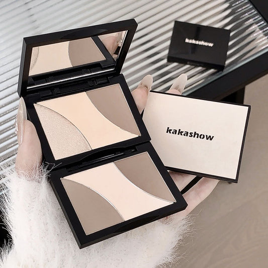 3-Color Contour Palette – Sculpting, Highlighting & Shading for a Defined, 3D Look