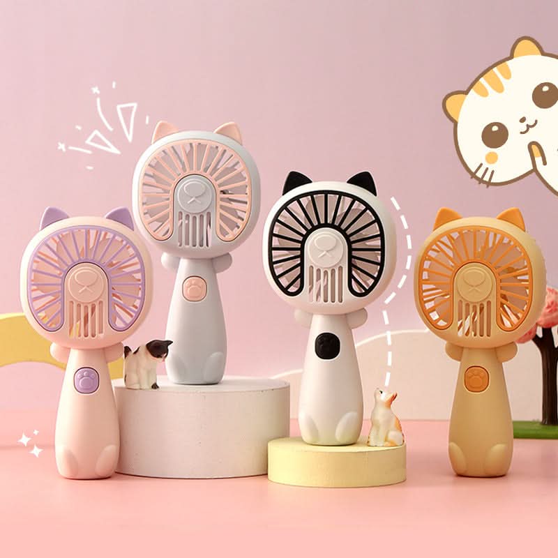 USB Rechargeable Mini Handheld Fan – Portable Electric Cooling Fan