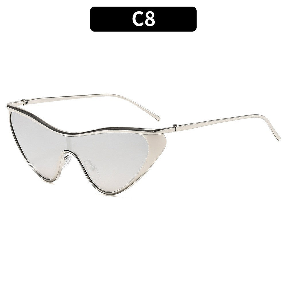 Trendy Metal Frame Women’s Sunglasses – UV Protection Fashion Shades for Everyday Style