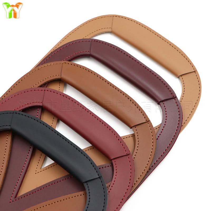 Portable PU Leather Wine Bag