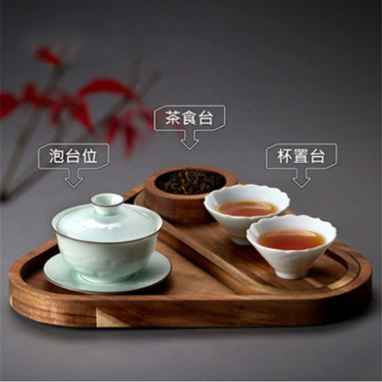 Creative Acacia Wood Dessert & Fruit Storage Tray