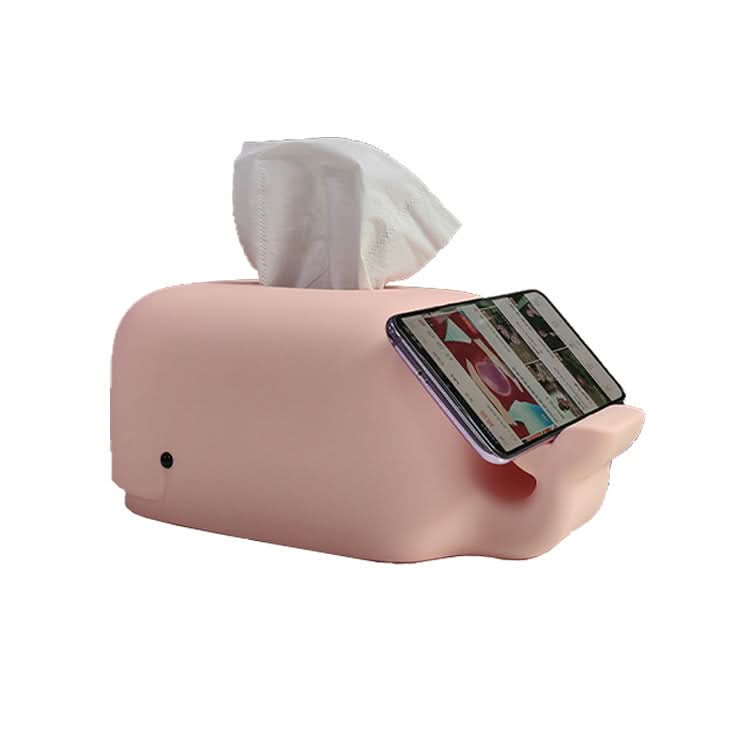 Creative Elephant Tissue Box & Mobile Phone Holder - Versatile Home Decor