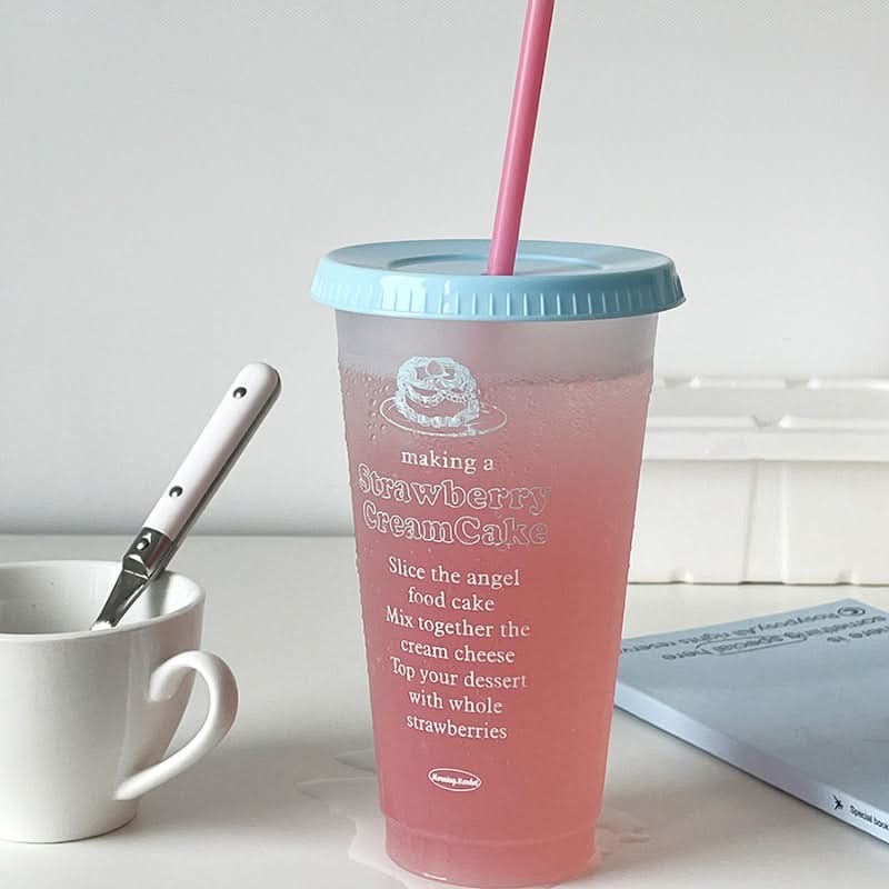 Korean Cartoon Puppy Travel Coffee Tumbler