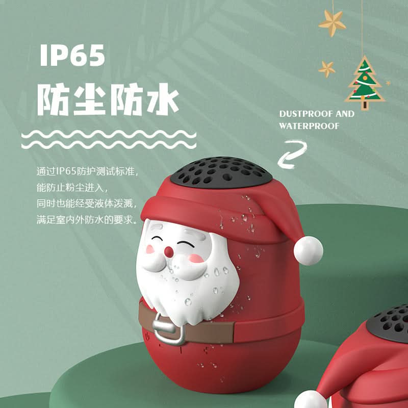 Cartoon Santa Bluetooth Speaker – Portable Waterproof