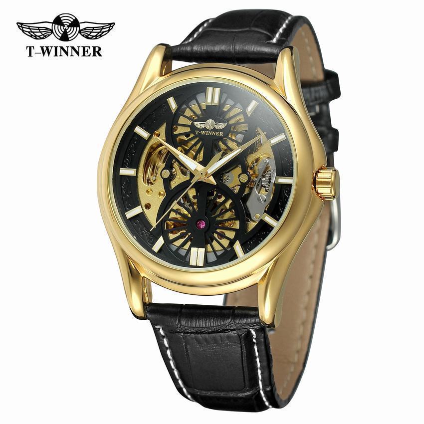 Winner Automatic Mechanical Watch for Men – Stainless Steel Business Timepiece