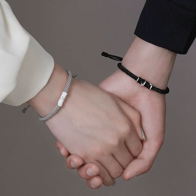 Couple’s Minimalist Bamboo Bracelet – Unisex Matching Jewelry