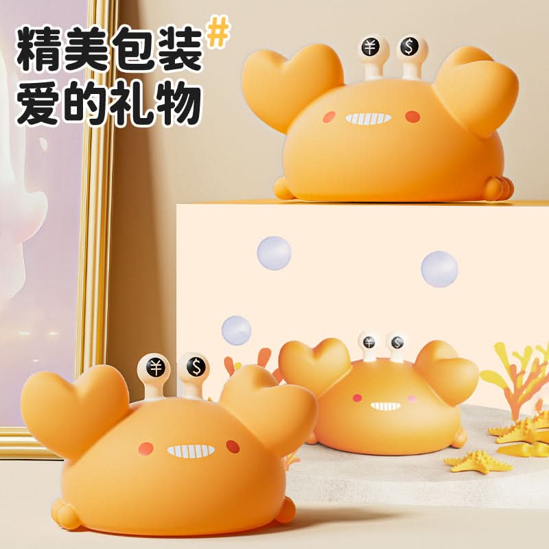 Rechargeable Golden Claw Crab Night Light – For Bedroom, Gifts & Home Decor