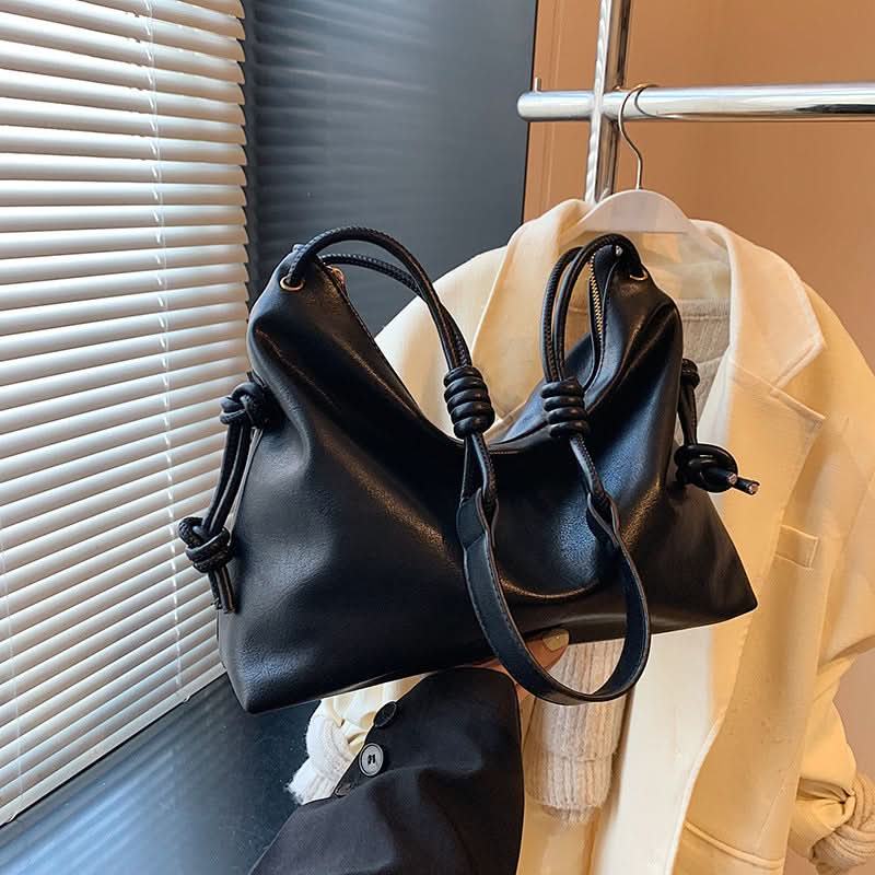 Women's Classic PU Leather Tote Bag – Stylish Messenger Bag for Work & Travel