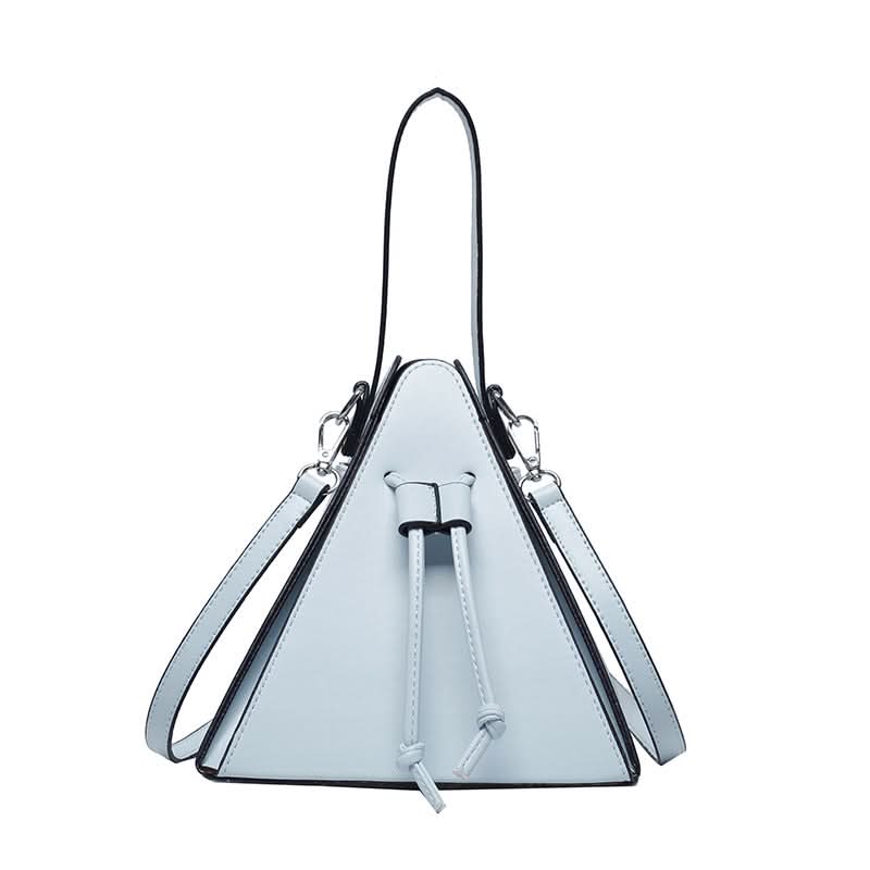 Macaron Color Triangle Shoulder Bag for Women
