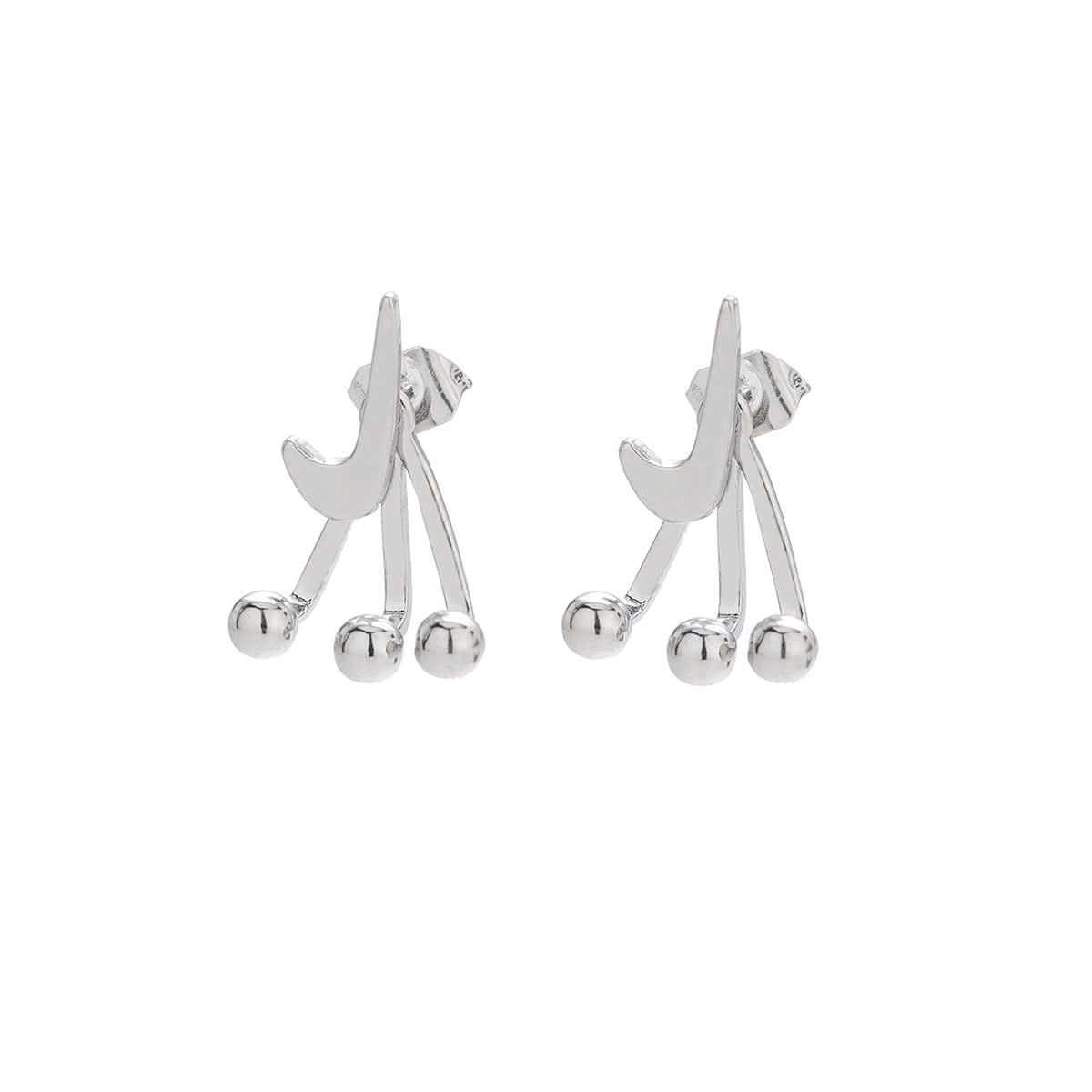 Men’s Geometric Hook Earrings – Minimalist Triangle Drop Earrings