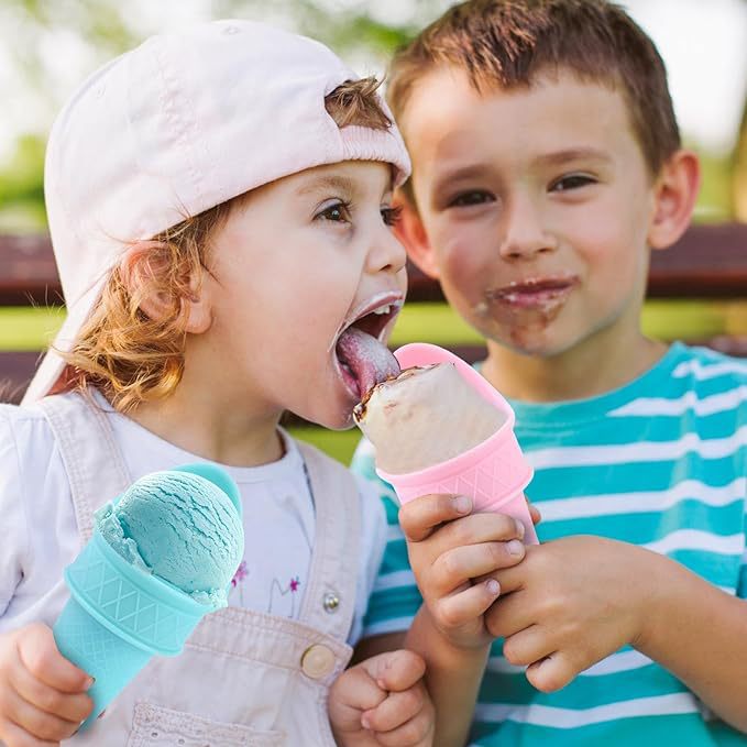 Ice Cream Scoop Spoon for Kids – BPA-Free Plastic, Easy-Grip Design
