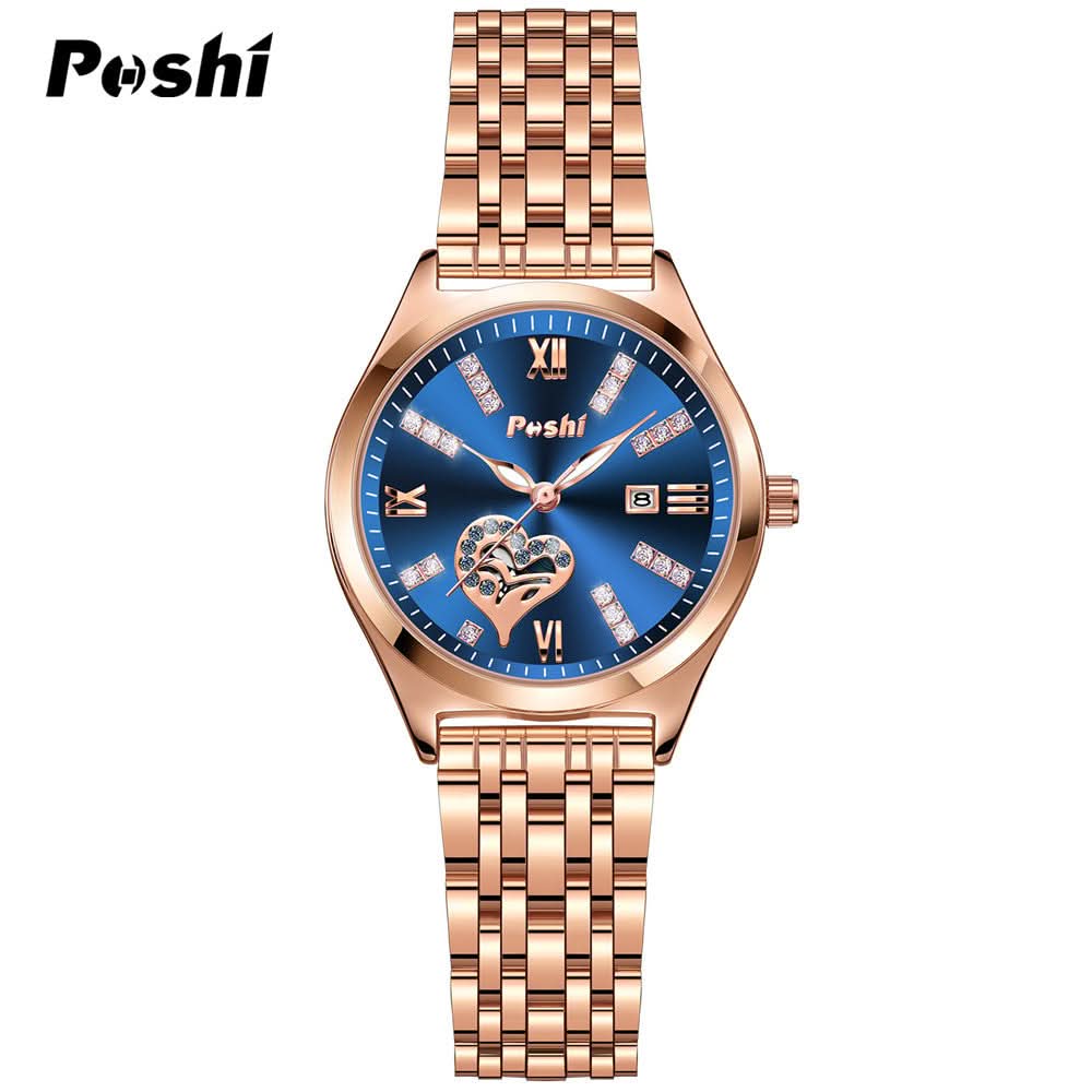Women’s Smart Casual Style Quartz Watch –Luminous Dial, Calendar