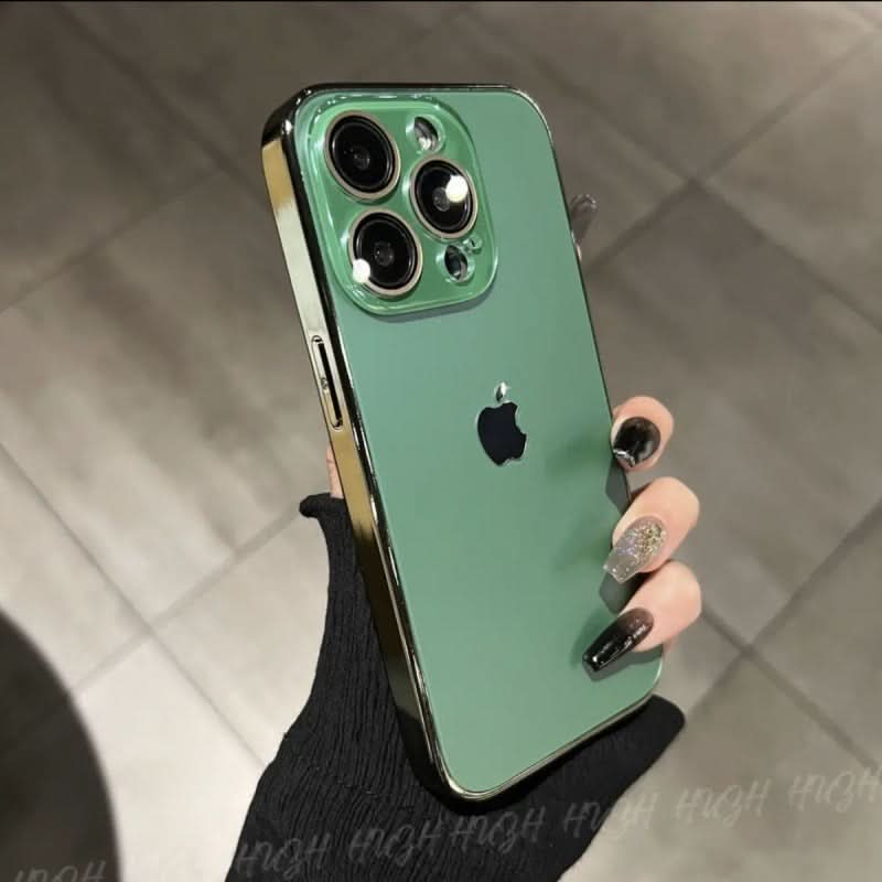 Anti-Fingerprint Frosted iPhone Case with Lens Protection