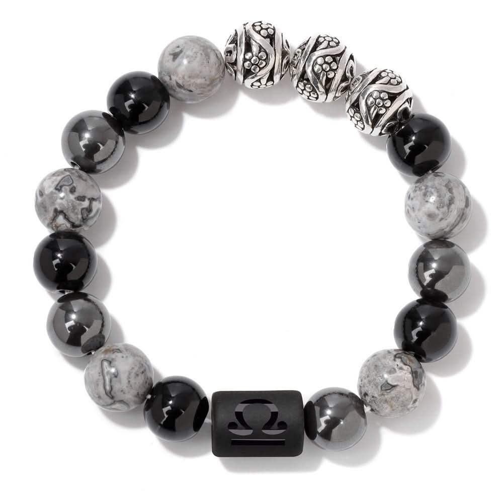 Constellation Zodiac Bracelet – 10mm Natural Stone Beaded Bracelet