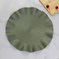 Thick Woven PP Ruffle Placemats & Coasters