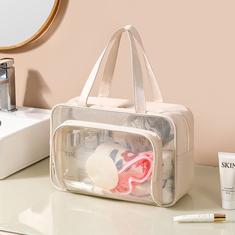 Waterproof Toiletry Bag – Large Capacity Travel Organizer with Wet & Dry Separation