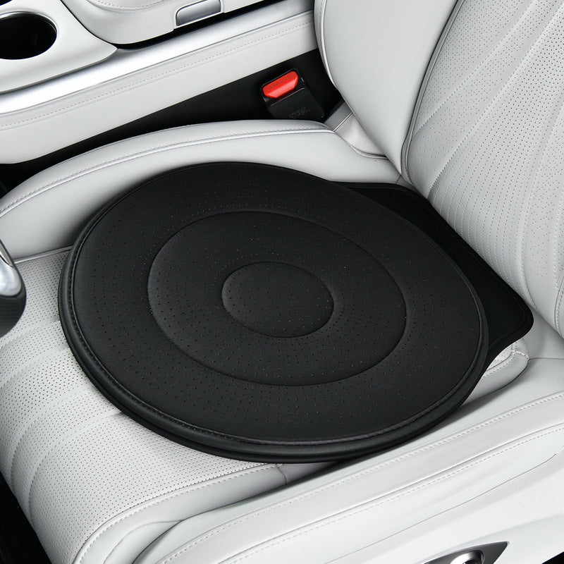 360° Rotating Car Seat Cushion – Breathable Support for Seniors & Pregnant Women