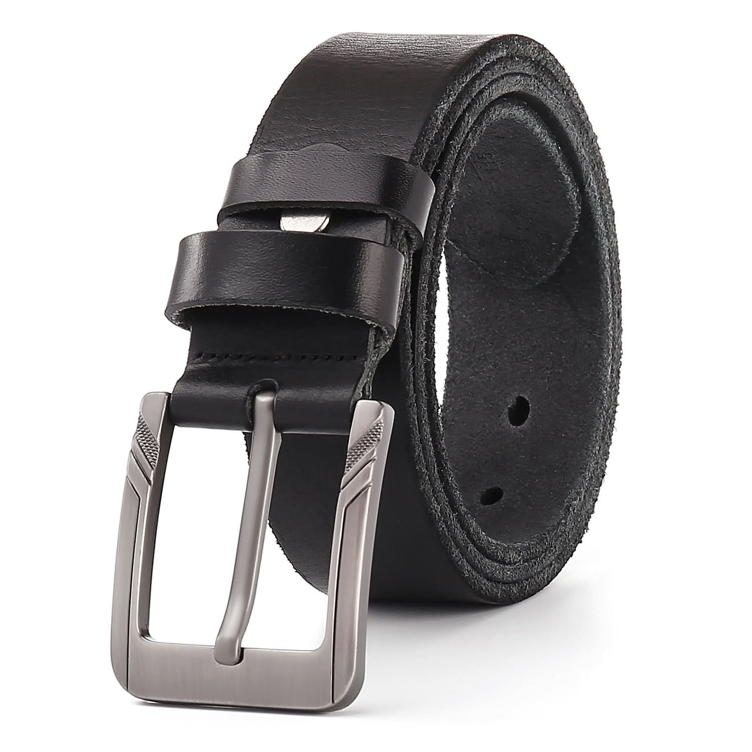 Classic Men’s Leather Pin Buckle Belt