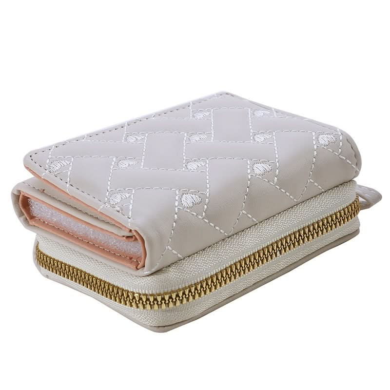 Stylish Embroidered Love Coin Purse