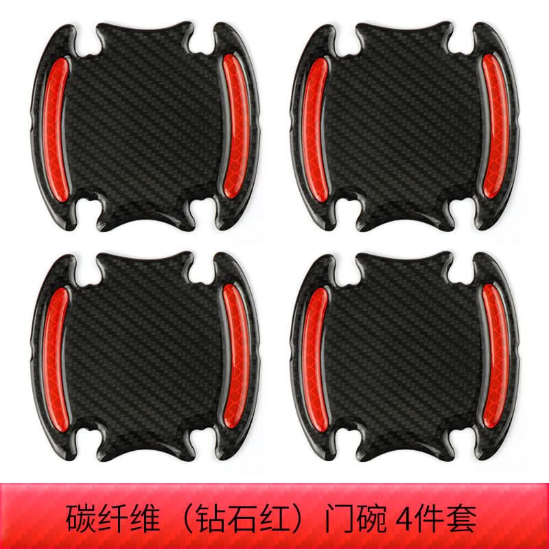 Carbon Fiber Car Fender Reflective Strips – Anti-Scratch & Anti-Collision Body Stickers