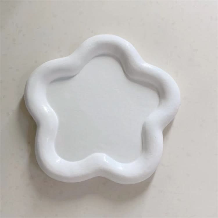 Irregular Resin Jewelry Plate - Creative Display for Earrings & Necklaces (Set of 2 pcs.)