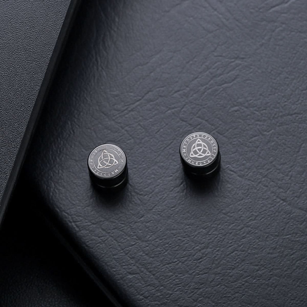 Trendy Magnetic Clip-On Earrings – Titanium Steel, No Piercing Unisex Jewelry