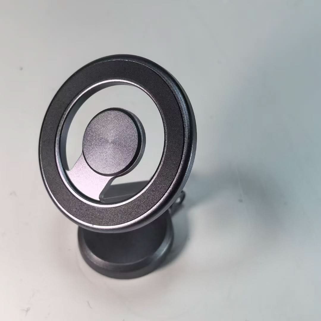 Magnetic Car Phone Holder – 360° Rotating Foldable Dashboard Mount