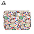 Waterproof Laptop Sleeve 11-15 Inch Tablet Case – Multicolor Scholarly Owls Design
