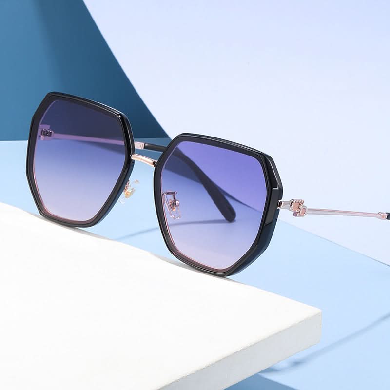 Premium Polarized Sunglasses for Women – Trendy Irregular Frame UV Protection