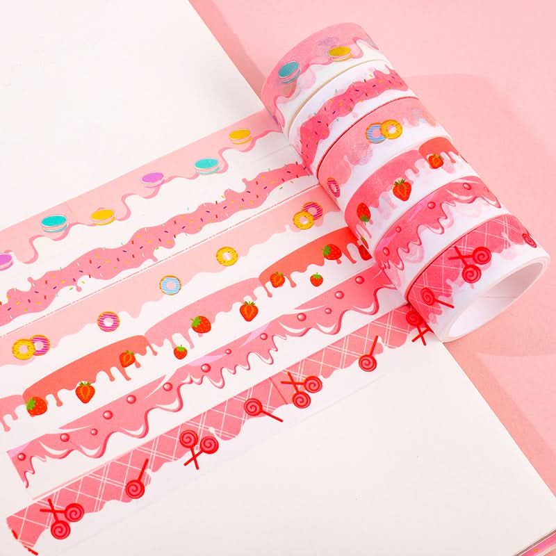 6 Rolls Dreamy Cloud Lace Tape Set