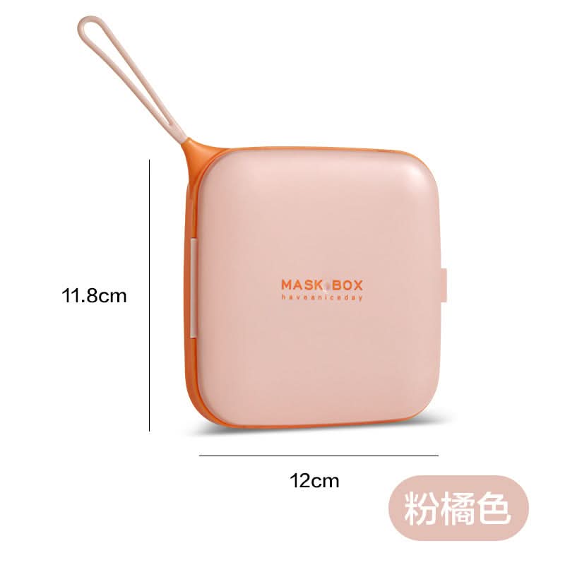 Portable Mask Storage Box – Dustproof & Hygienic Case with Flip Cover