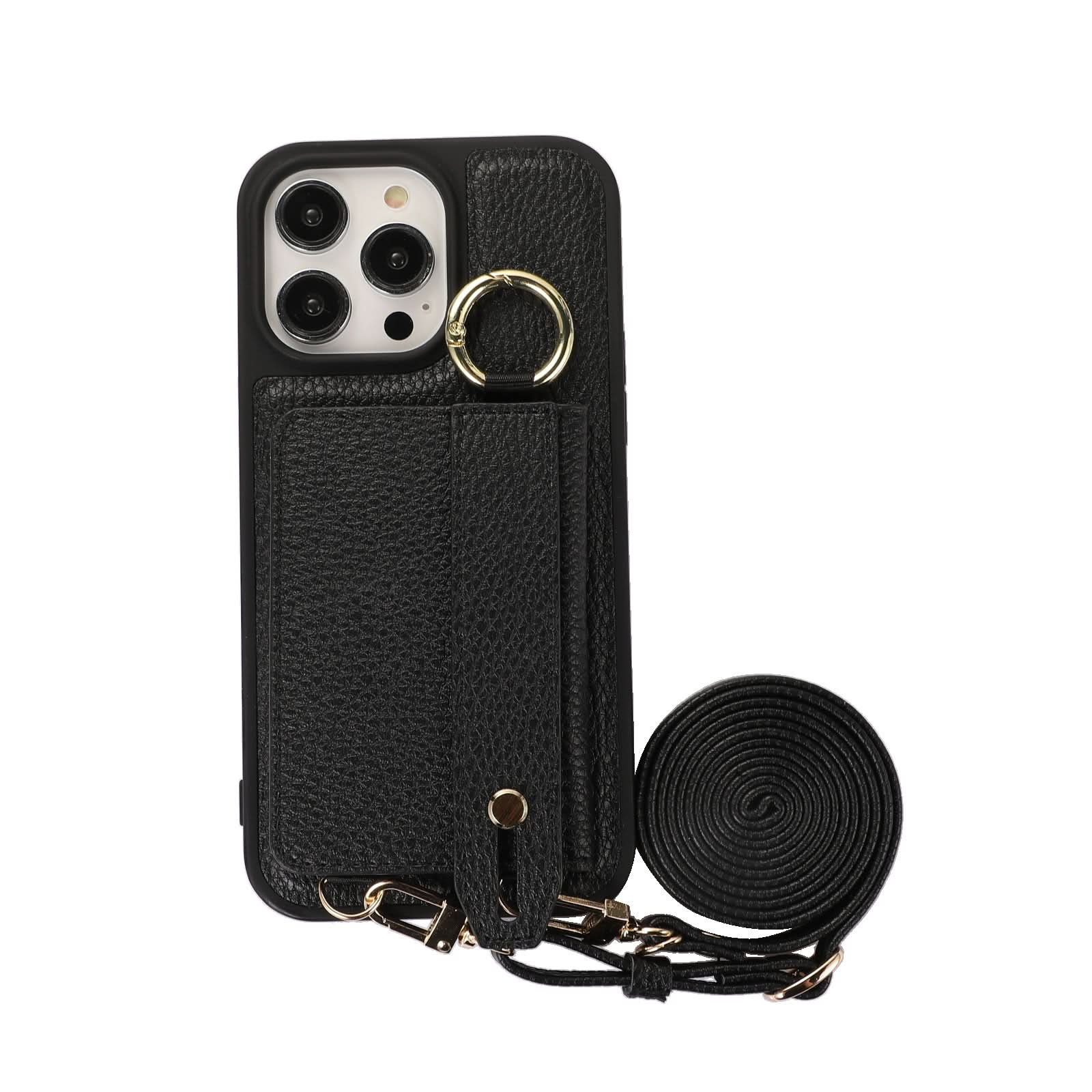 Leather Phone Case with Card Holder for iPhone