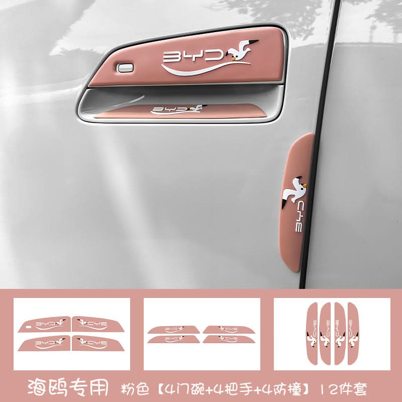 BYD Seagull Door Handle & Mirror Anti-Scratch Stickers – For Exterior Protection