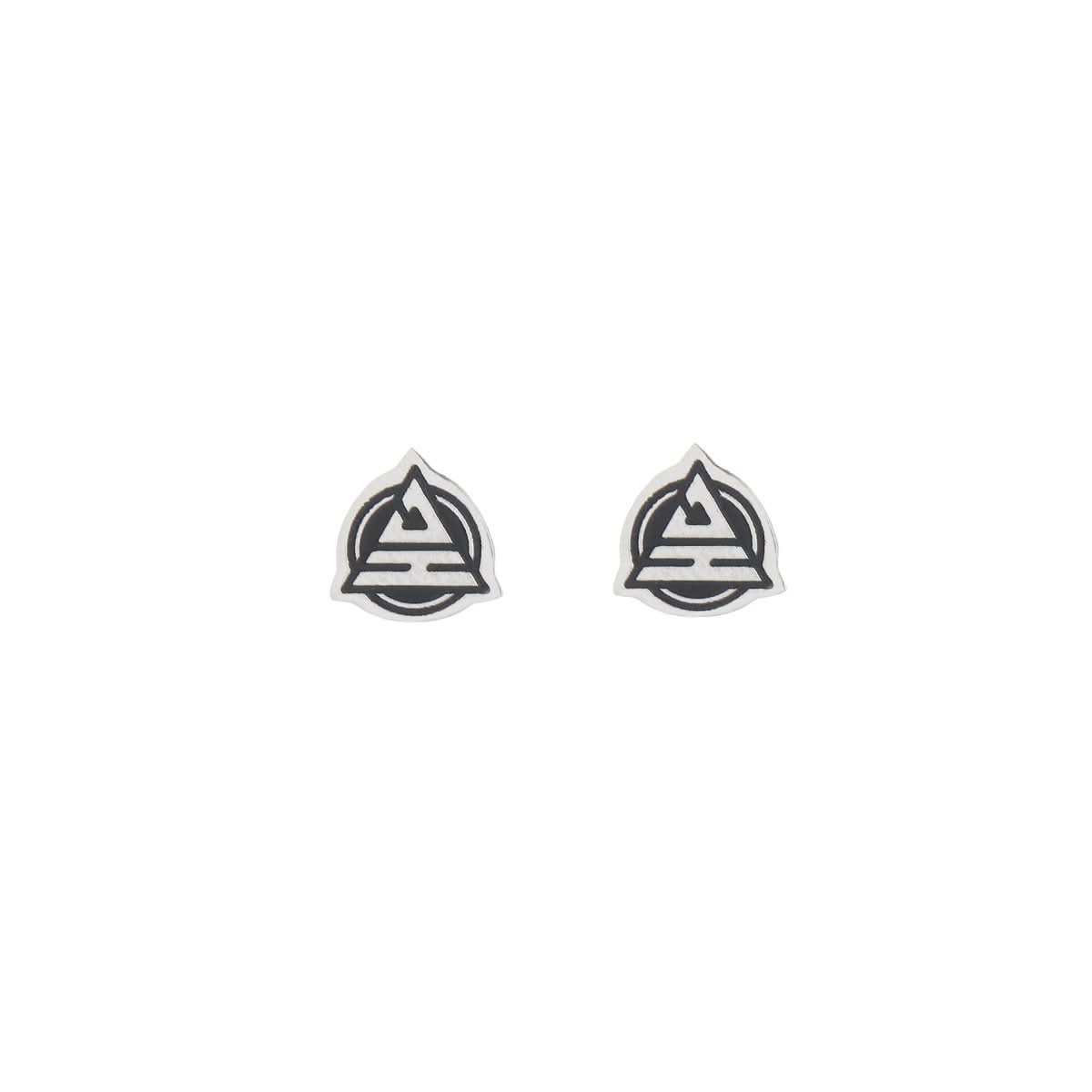 Irregular Triangle Stud Earrings for Men – Minimalist Jewelry