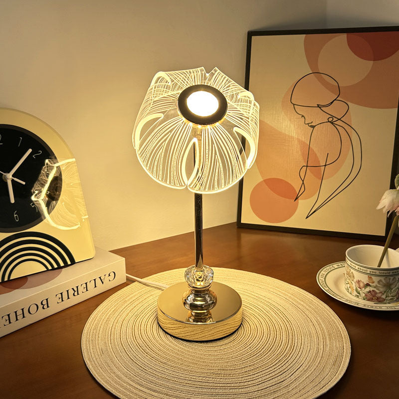 Starry Sky LED Table Lamp – Dimmable Acrylic Night Light for Bedroom