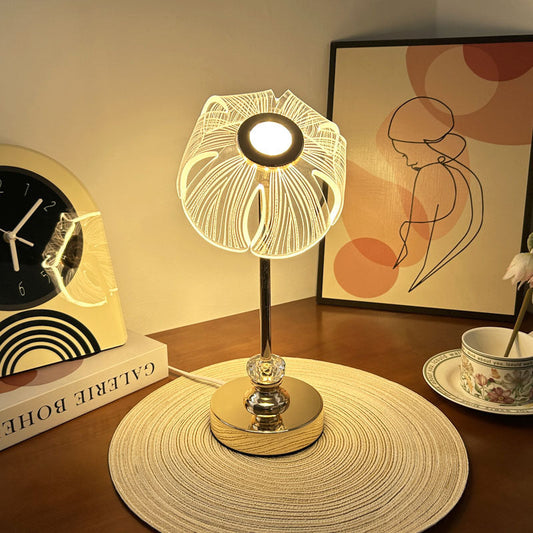 Starry Sky LED Table Lamp – Dimmable Acrylic Night Light for Bedroom