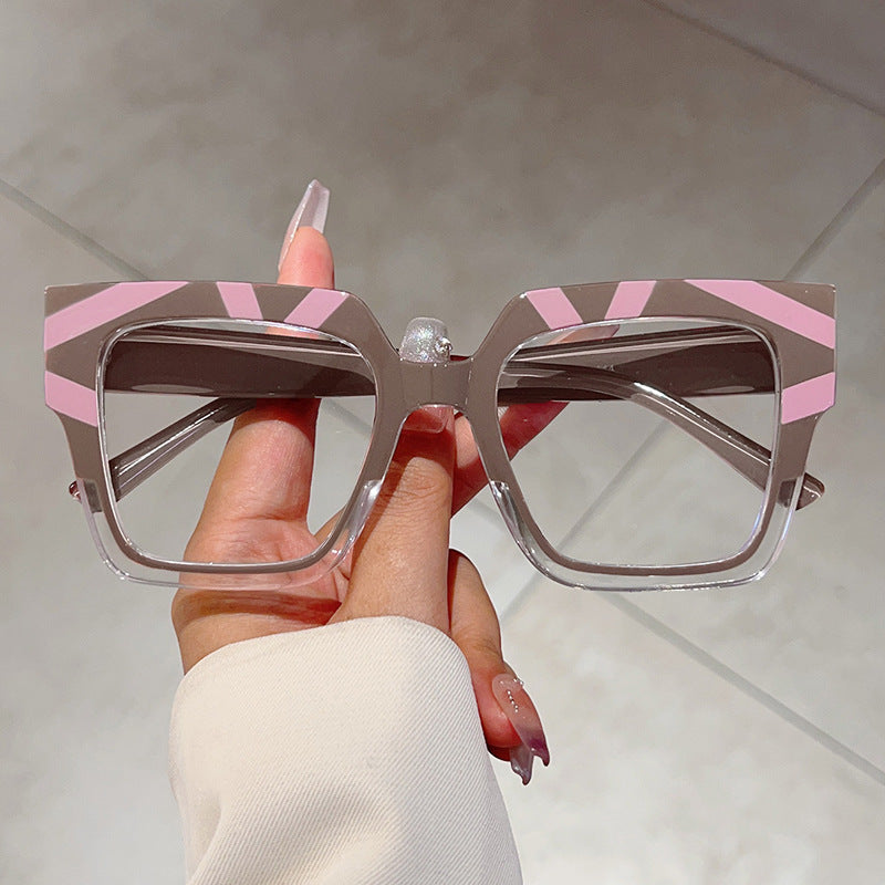Square Frame Blue Light Blocking Glasses – Fashion Trend Eyewear for Adults