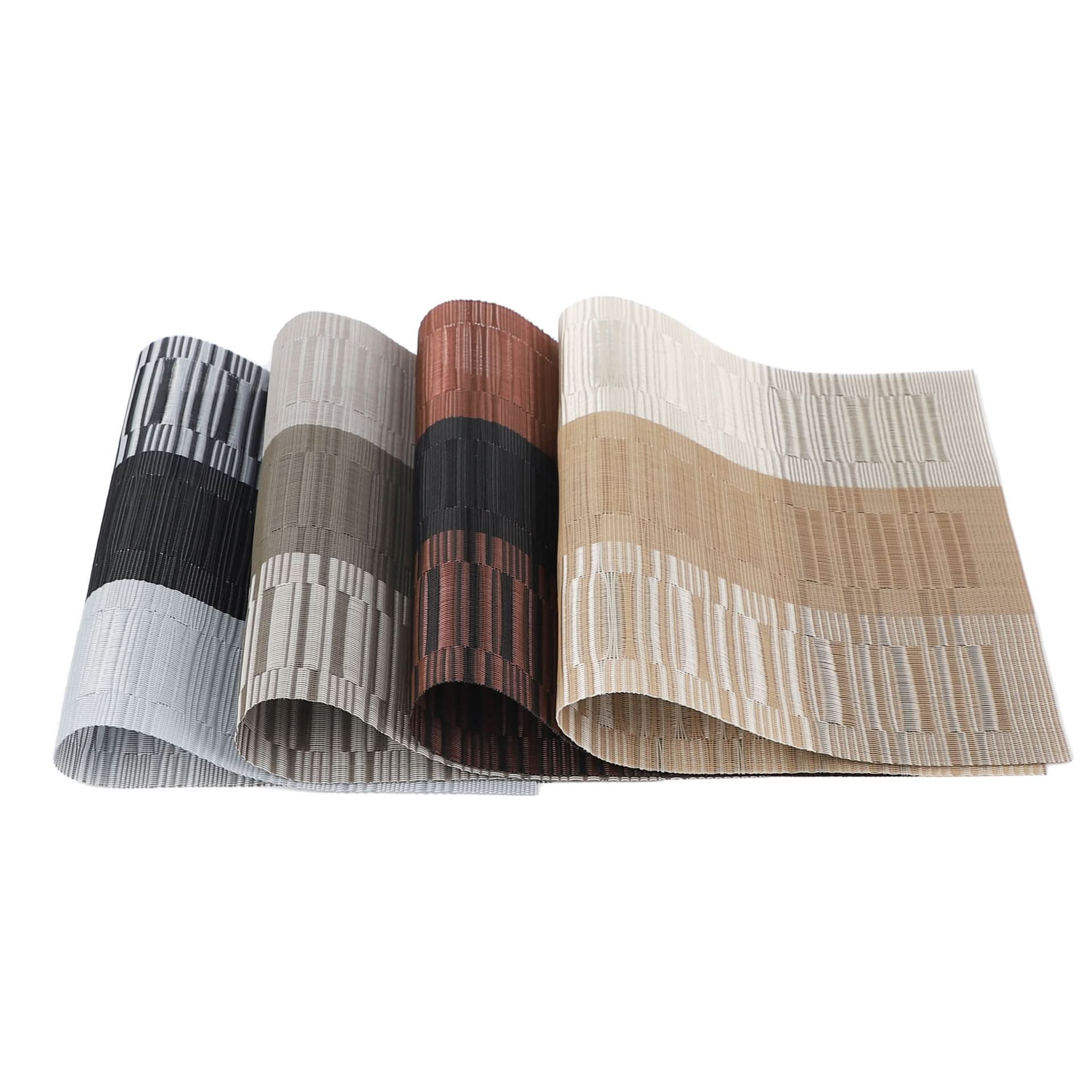 Bamboo Textilene Non-Slip Waterproof Placemats