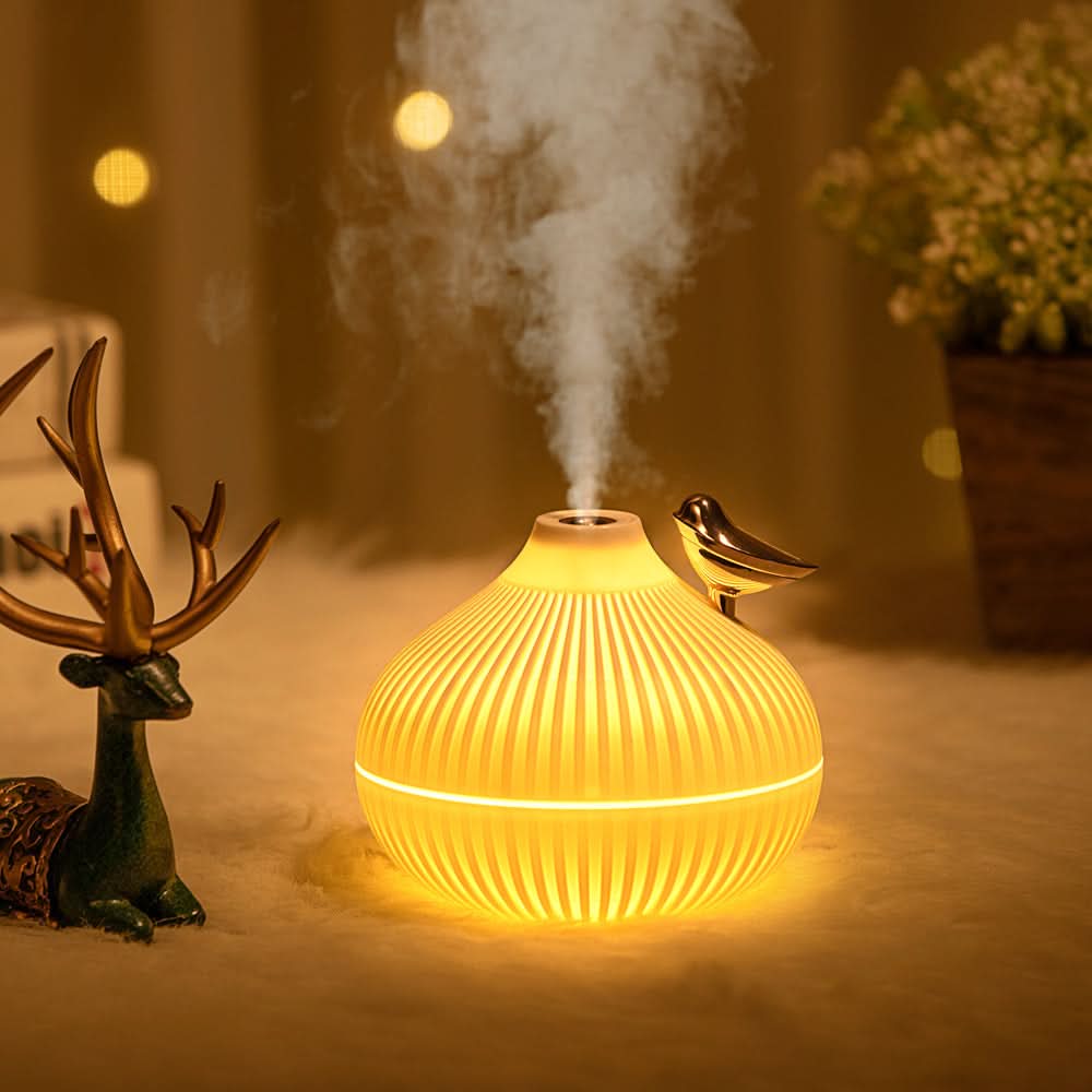 USB Mini Onion Humidifier – Silent Ultrasonic Mist Night Light