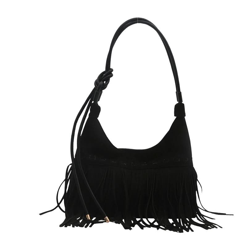 Women's Boho Tassel Shoulder Bag – Retro Chic Tote Bag