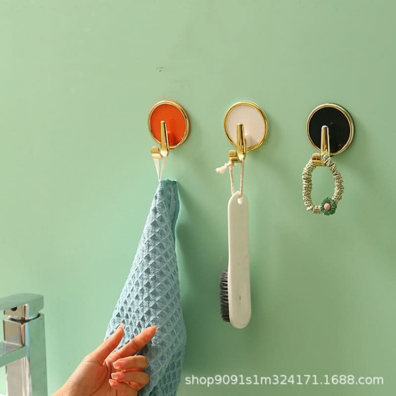 Luxury No-Drill Adhesive Door Hook – Strong Stick-On Hanger for Clothes & Storage